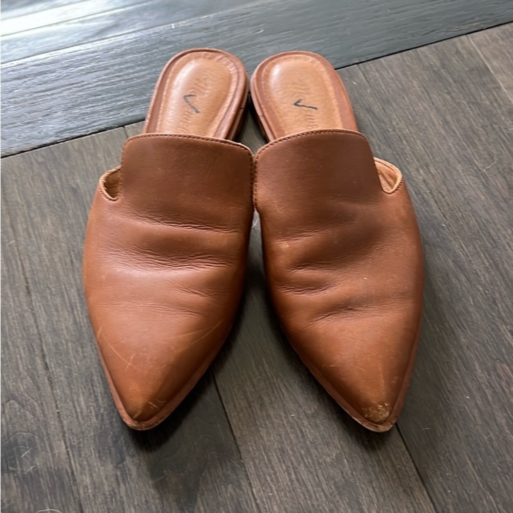 Madewell The Gemma Mule in Leather G8388 Lightly Used, Size 7.5